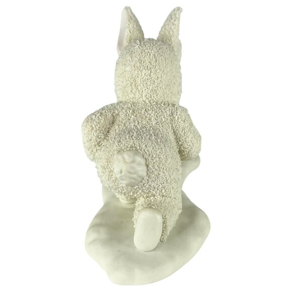 1997 Dept 56 Snowbunnies You’re As Cute As A Bugs Ear Bunny Figurine Worm VTG - Picture 4 of 9